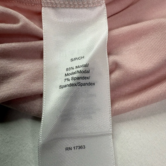 NWT Donna Karan Sleepwear Pink Split Back Top Size Small - Picture 5 of 8